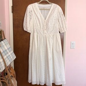 A New Day white eyelet dress